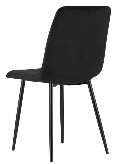 Krzesło tapicerowane OREO SQ VELVET BLACK Krzesło tapicerowane OREO SQ VELVET BLACK