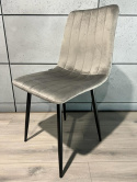 Krzesło tapicerowane OREO SQ GREY VELVET