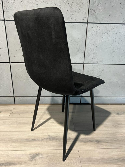 Krzesło tapicerowane OREO SQ VELVET BLACK Krzesło tapicerowane OREO SQ VELVET BLACK
