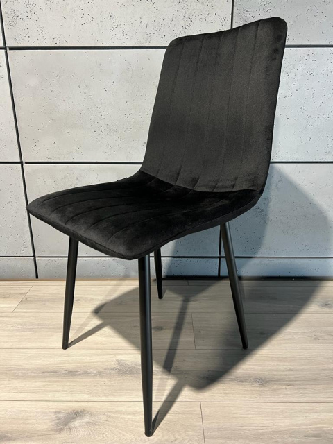 Krzesło tapicerowane OREO SQ VELVET BLACK Krzesło tapicerowane OREO SQ VELVET BLACK