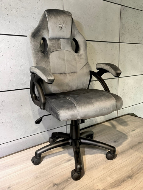 Fotel obrotowy do biurka CARRERA M GREY ALCANTARA Fotel obrotowy do biurka CARRERA M GREY ALCANTARA