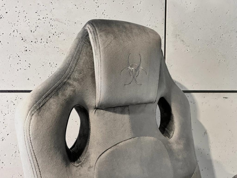 Fotel obrotowy do biurka CARRERA M GREY ALCANTARA Fotel obrotowy do biurka CARRERA M GREY ALCANTARA
