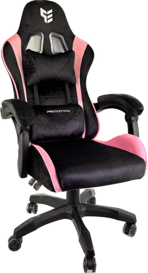 Fotel obrotowy gamingowy HERO ENZO PINK ALCANTARA Fotel obrotowy gamingowy HERO ENZO PINK ALCANTARA