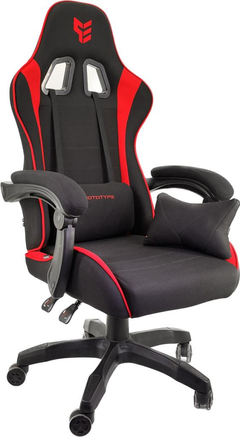 Fotel obrotowy gamingowy HERO ENZO RED FABRIC Fotel obrotowy gamingowy HERO ENZO RED FABRIC