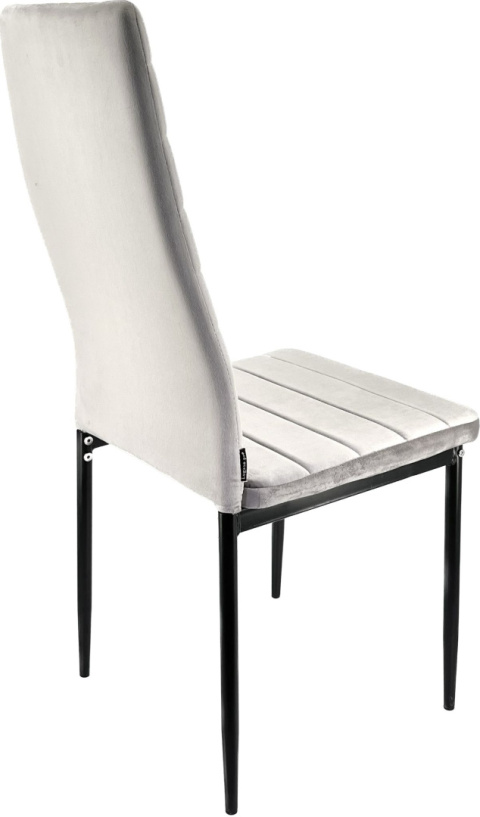 Krzesło VALVA VELVET GREY Krzesło VALVA VELVET GREY
