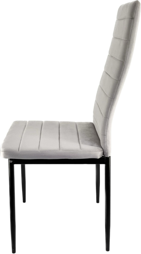 Krzesło VALVA VELVET GREY Krzesło VALVA VELVET GREY