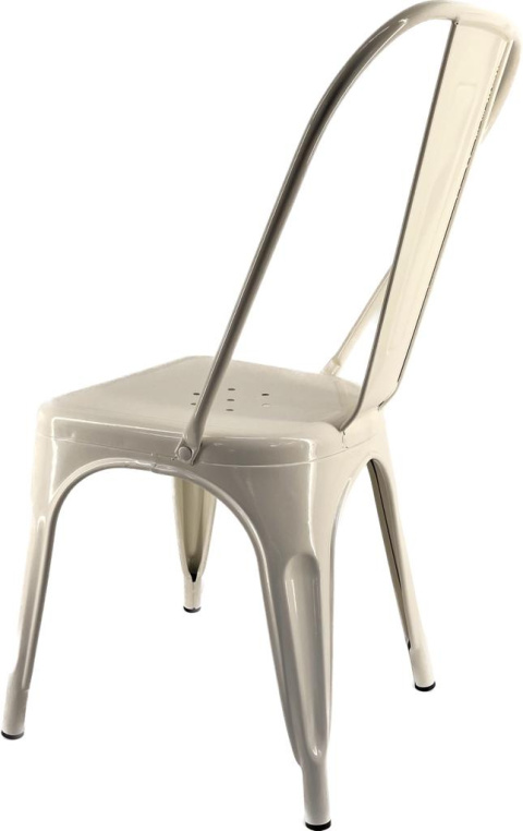 Krzesło metalowe loft CORSICA CREAM Krzesło metalowe loft CORSICA CREAM