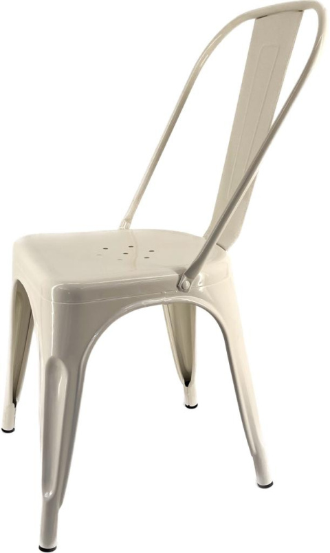 Krzesło metalowe loft CORSICA CREAM Krzesło metalowe loft CORSICA CREAM