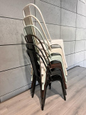 Krzesło metalowe loft CORSICA MINT