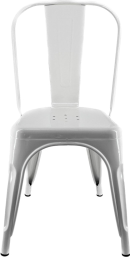 Krzesło metalowe loft CORSICA WHITE