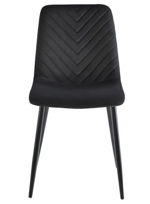 Krzesło tapicerowane TRIO VELVET BLACK Krzesło tapicerowane TRIO VELVET BLACK