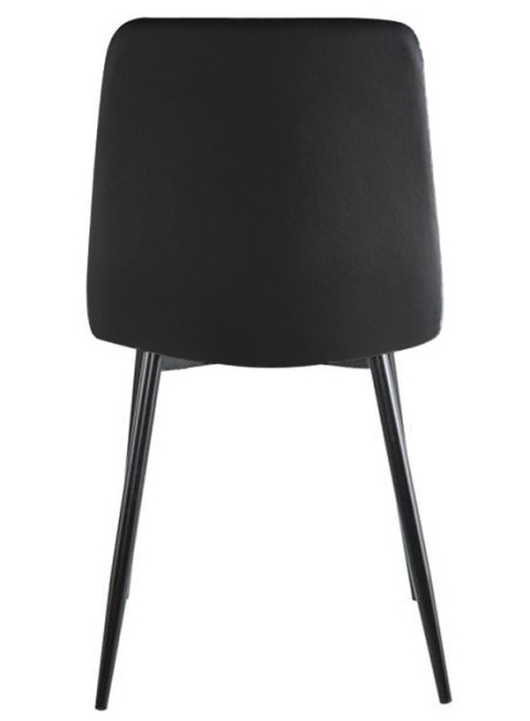 Krzesło tapicerowane TRIO VELVET BLACK Krzesło tapicerowane TRIO VELVET BLACK