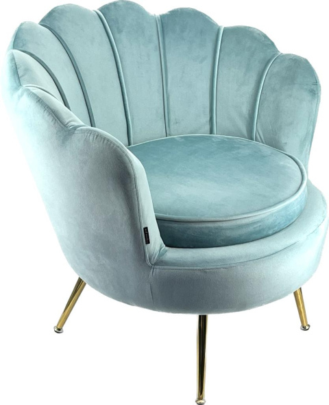 Krzesło tapicerowane DONNA VELVET MINT Krzesło tapicerowane DONNA VELVET MINT