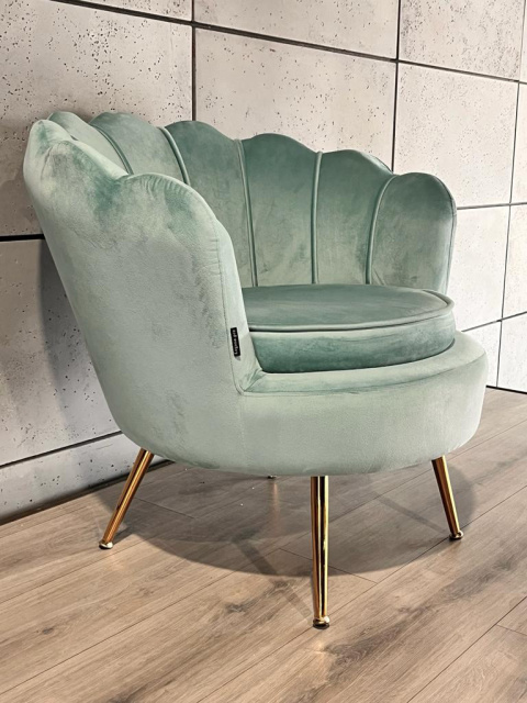 Krzesło tapicerowane DONNA VELVET MINT Krzesło tapicerowane DONNA VELVET MINT