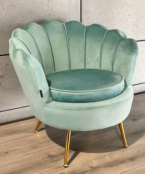 Krzesło tapicerowane DONNA VELVET MINT Krzesło tapicerowane DONNA VELVET MINT