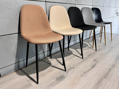 Krzesło tapicerowane GIULIA LATTE FABRIC Krzesło tapicerowane GIULIA LATTE FABRIC