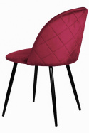 Krzesło tapicerowane GLORIA WINE VELVET