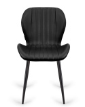 Krzesło tapicerowane MONTI BLACK PU