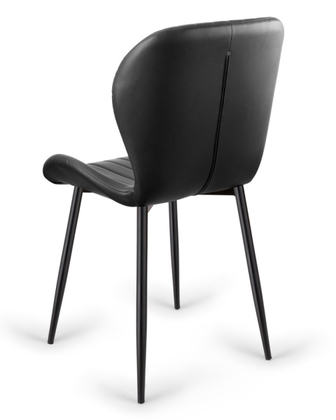 Krzesło tapicerowane MONTI BLACK PU Krzesło tapicerowane MONTI BLACK PU