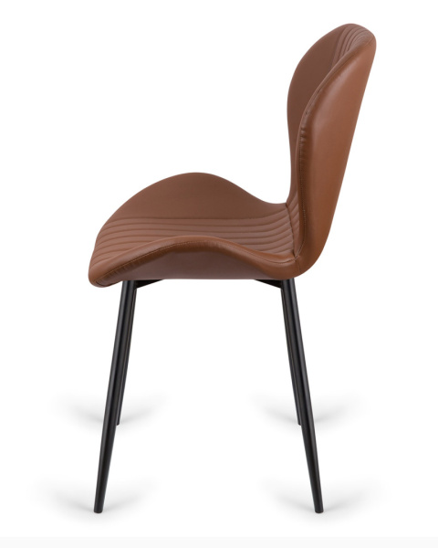 Krzesło tapicerowane MONTI BROWN PU Krzesło tapicerowane MONTI BROWN PU