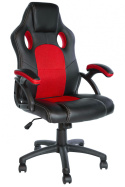 Fotel obrotowy do biurka CARRERA L X RED PU II GATUNEK