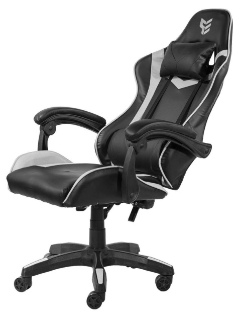 Fotel obrotowy gamingowy HERO GREY PU Fotel obrotowy gamingowy HERO GREY PU