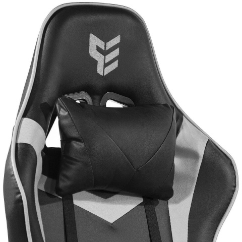 Fotel obrotowy gamingowy HERO GREY PU Fotel obrotowy gamingowy HERO GREY PU