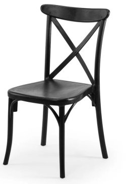 Krzesło klasyczne PIANO BLACK