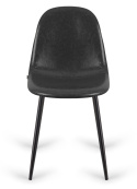 Krzesło tapicerowane GIULIA BLACK PU
