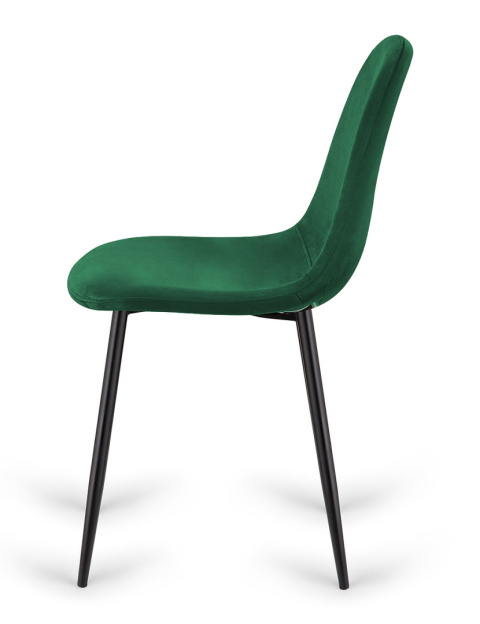 Krzesło tapicerowane GIULIA VELVET GREEN Krzesło tapicerowane GIULIA VELVET GREEN