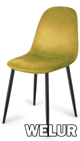Krzesło tapicerowane GIULIA VELVET OLIVE