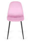 Krzesło tapicerowane GIULIA VELVET PINK