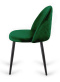 Krzesło tapicerowane GLORIA GREEN VELVET