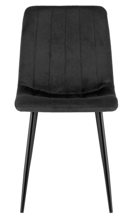 Krzesło tapicerowane OREO SQ VELVET BLACK II GATUNEK