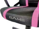 Fotel obrotowy do biurka MARIO BLACK PINK Fabric