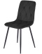 Krzesło tapicerowane BORGO VELVET BLACK II GATUNEK