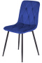 Krzesło tapicerowane BORGO VELVET BLUE