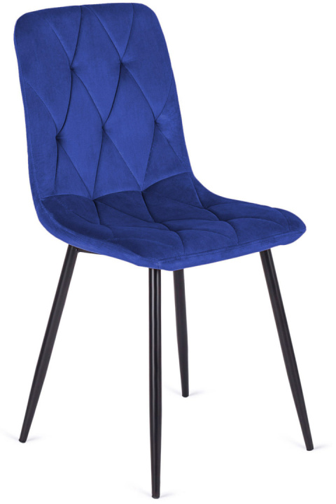 Krzesło tapicerowane BORGO VELVET BLUE Krzesło tapicerowane BORGO VELVET BLUE