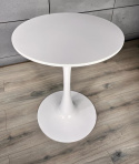 Stół okrągły VICTORY WHITE 70 cm MILK