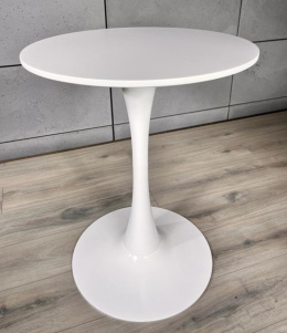 Stół okrągły VICTORY WHITE 70 cm MILK