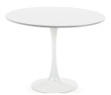 Stół okrągły VICTORY WHITE 70 cm MILK