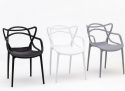 Krzesło nowoczesne SIMON ART BLACK