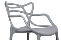 Krzesło nowoczesne SIMON ART GREY