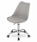 Krzesło obrotowe MONZA OFFICE LIGHT GREY PU