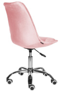 Krzesło obrotowe MONZA OFFICE Pink Velvet