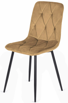 Krzesło tapicerowane BORGO VELVET SAND