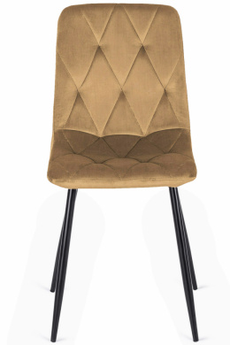 Krzesło tapicerowane BORGO VELVET SAND