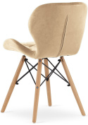 Krzesło tapicerowane VASTO SAND VELVET