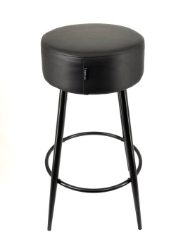 Krzesło barowe ASTI BLACK PU hoker BAR