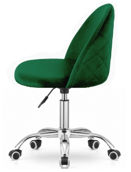 Krzesło obrotowe GLORIA OFFICE GREEN VELVET